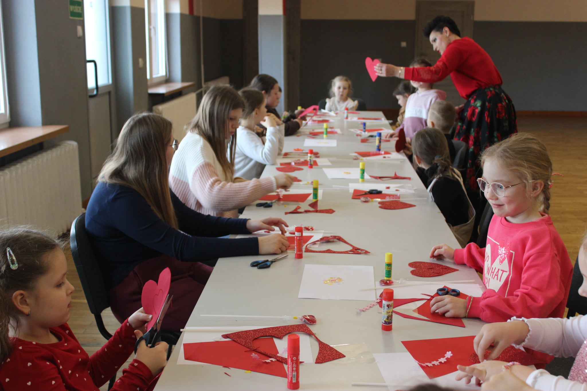 Zajęcia walentynkowe w Wierzawicach