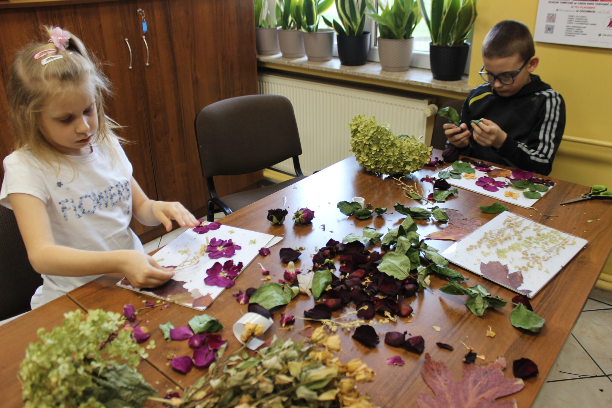 Obrazy naturą malowane – warsztaty w OK Dębno