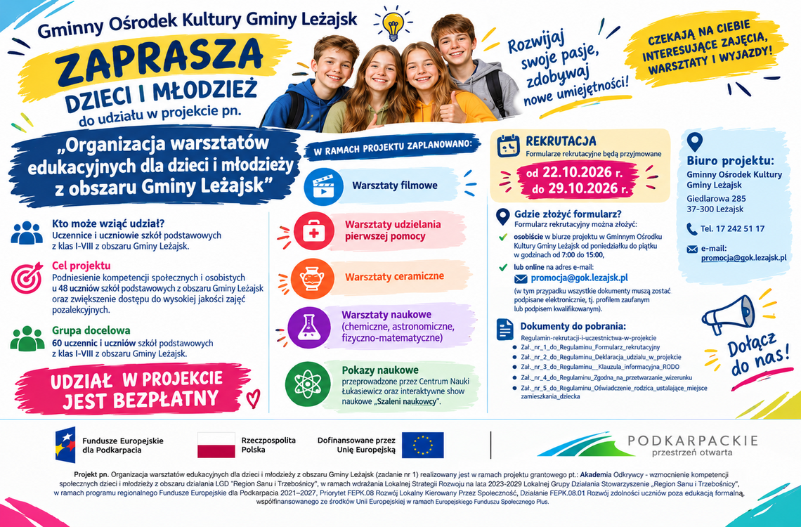 Niebawem ruszy rekrutacja do projektu w ramach EFS+