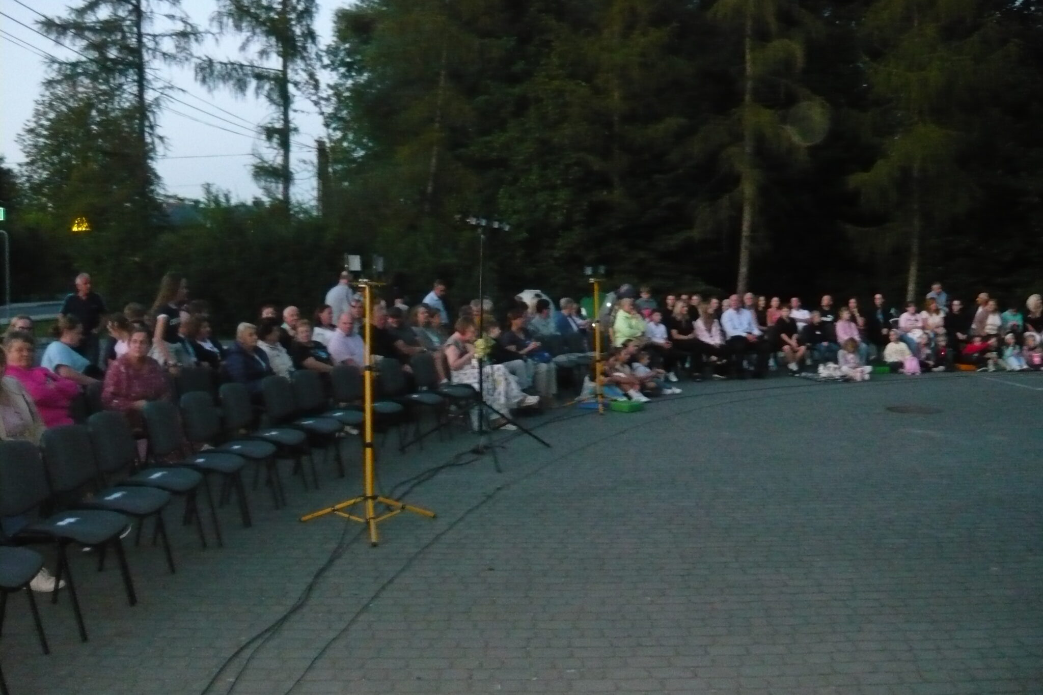 Widowisko plenerowe na żołyńskim rynku.